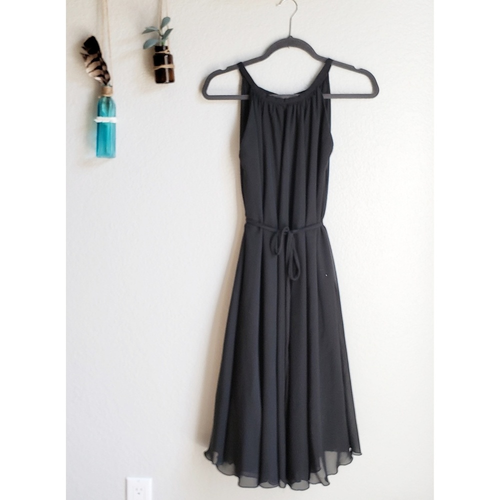 Chiffon Black Dress